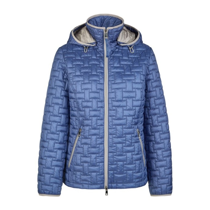 Barbara Lebek stepp tussenjas Blauw