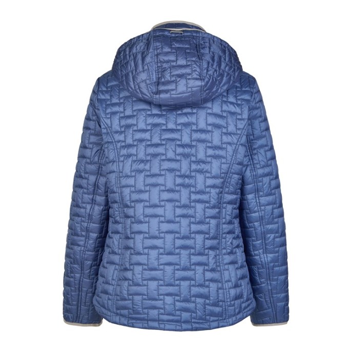 Barbara Lebek stepp tussenjas Blauw