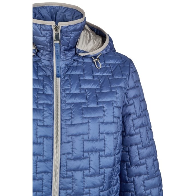 Barbara Lebek stepp tussenjas Blauw