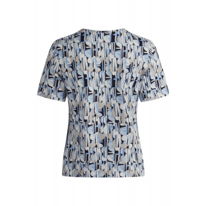 Z Barbara Lebek shirt bleu print