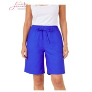 Barbara Lebek bermuda linnen 5778 kobalt