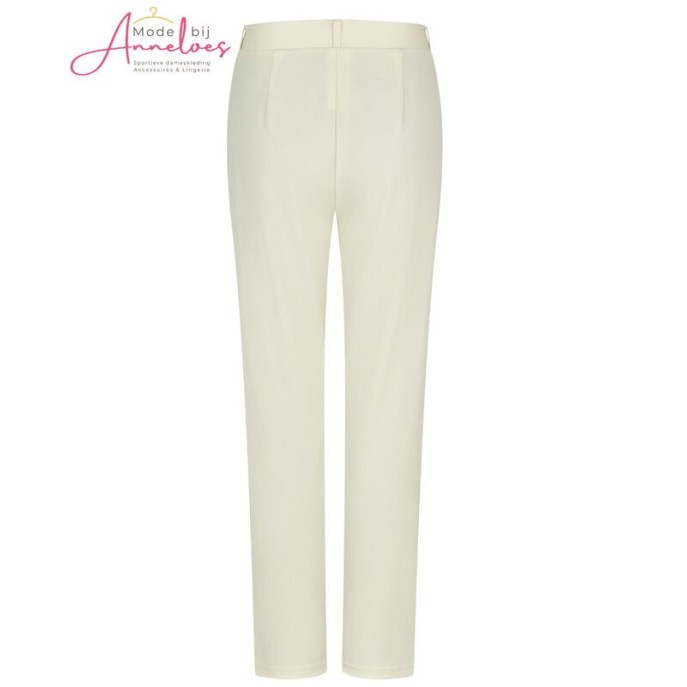 Barbara Lebek broek 5779 ritsen roomkleur