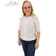 Barbara Lebek shirt 60080062 Ecru Barbara Lebek shirt 60080062 Ecru