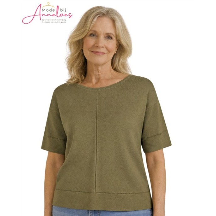Barbara Lebek Pullover 57250062 groen
