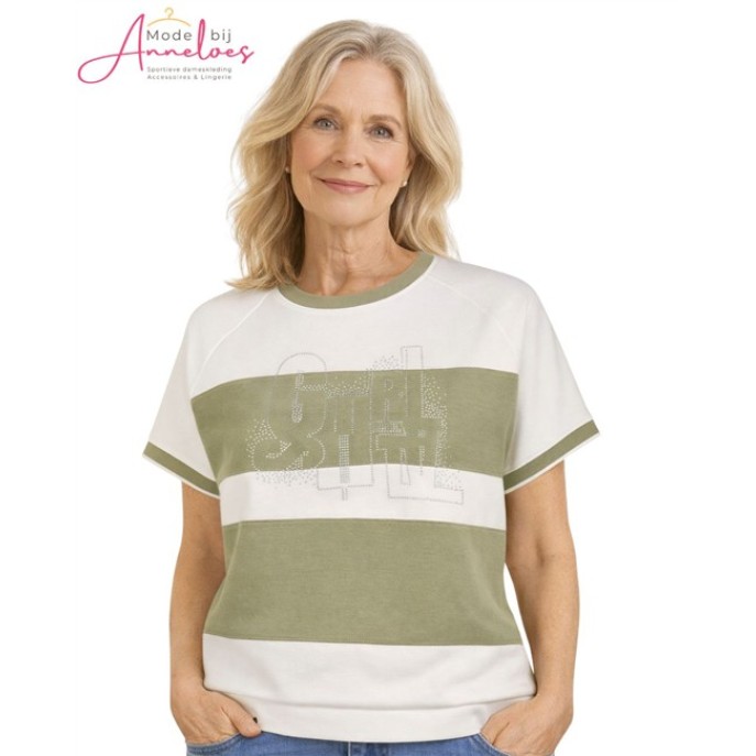 Barbara Lebek Shirt 57110062 groen