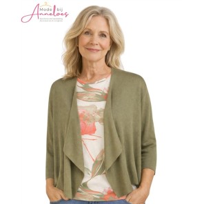 Barbara Lebek 65210062 vest groen