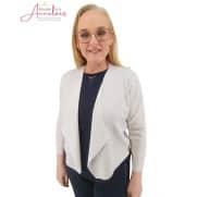 Barbara Lebek kort vest 6518 ecru Barbara Lebek kort vest 6518 ecru
