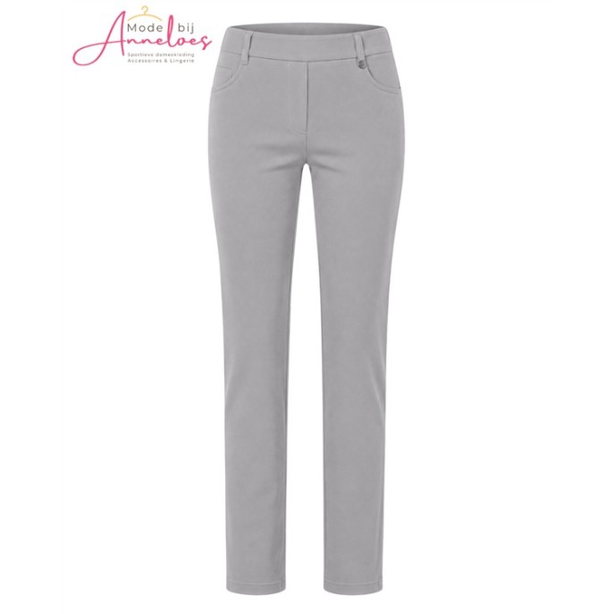 Leona per Donna Broek Doris 13.04 Punta K-Lengte Zilvergrijs Leona per Donna Broek Doris 13.04 Punta K-Lengte Zilvergrijs