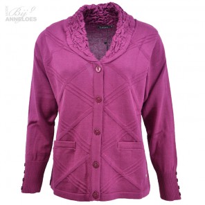 S Vest knoop ruit - Cassis
