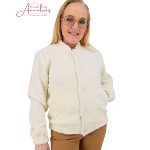 Leona per Donna Jasje uni teddy Ecru
