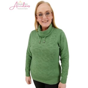Leona per Donne Pullover uni Jade