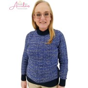 Leona Pullover Fabiola Kobalt mellee