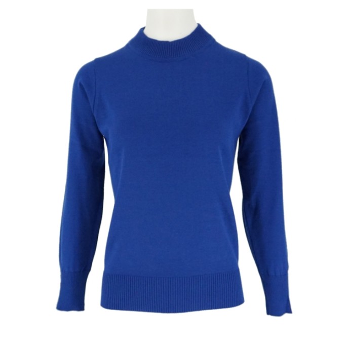 Leona Pullover Noa turtle uni Kobalt