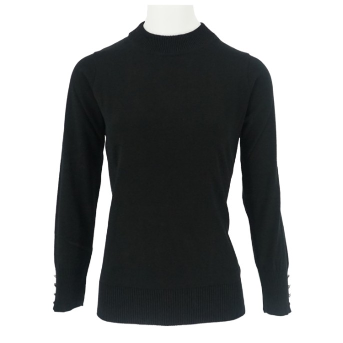Leona Pullover Noa turtle uni Zwart