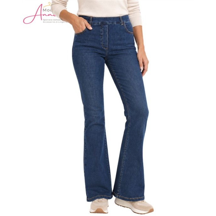 Leona Lucia Jeans Flair 1621 Midden jeans Leona Lucia Jeans Flair 1621 Midden jeans