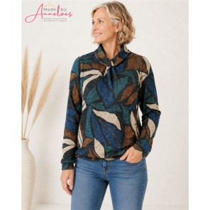 Leona per Donna Blouson truitje 1901 Lake Leona per Donna Blouson truitje 1901 Lake