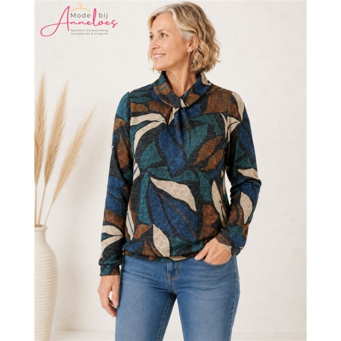 Leona per Donna Blouson truitje 1901 Lake