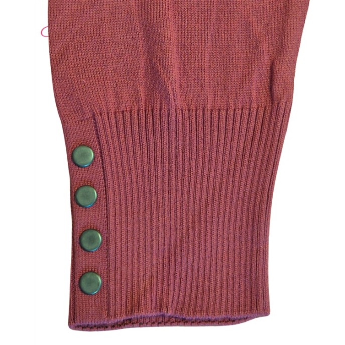 Leona per Donna Pullover Uni Olivia Brique Leona per Donna Pullover Uni Olivia Brique