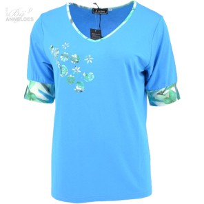 S T-shirt KM print - Capri print