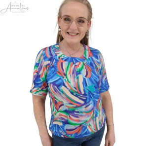 Leona Blouson shirt Cloud print