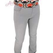 Leona jeans Lucia flair Licht grijs