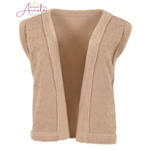 Maicazz Bodywarmer Paul borduur Dark Sand
