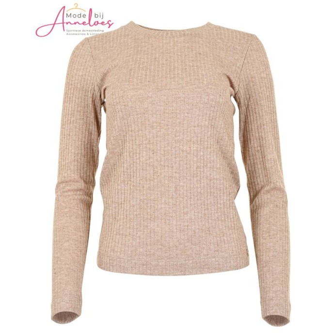 Maicazz shirt Pubra ribbel Sand Gold