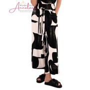 Maicazz Broek Tolieke 30.007 Flex Geo - Zwart beige Maicazz Broek Tolieke 30.007 Flex Geo - Zwart beige