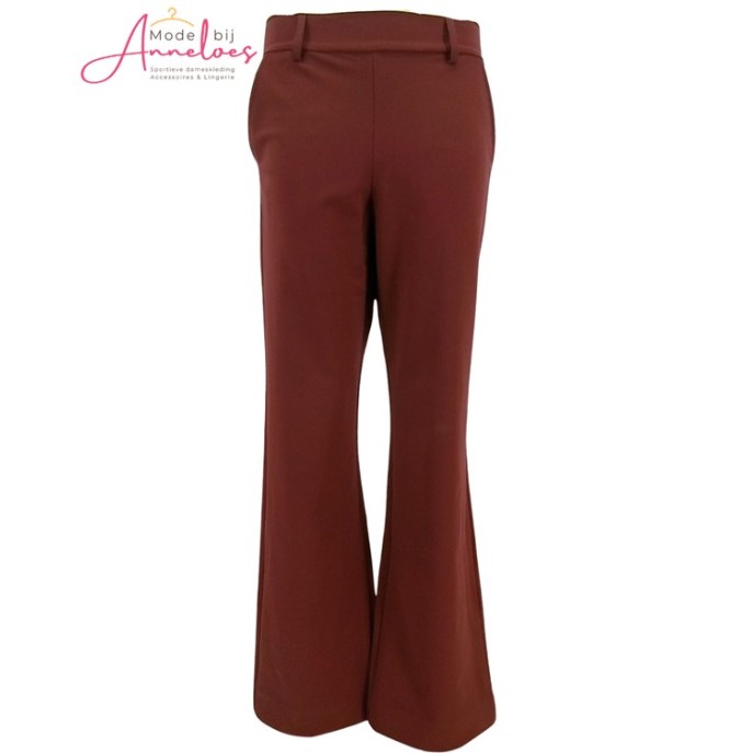 Mi Piace Broek straight bonded travel Burgundy Mi Piace Broek straight bonded travel Burgundy