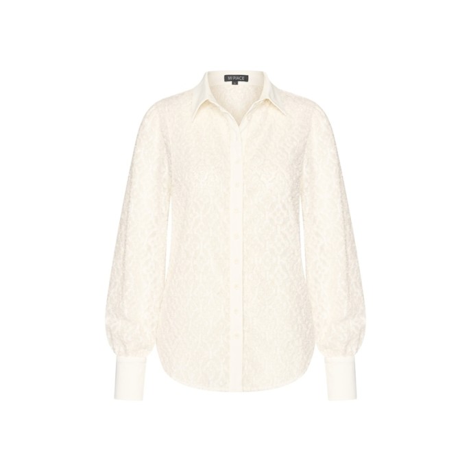 Mi Piace Blouse ausbrenner Off white