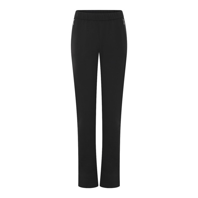 Micha Broek 121853 travel elastische taille Zwart