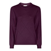 Micha trui 179150 uni kraaltjes Purple