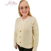 Micha Vest 143239 relief knopen Off white