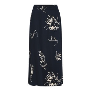 Soulmate Rok print Marine Offwhite
