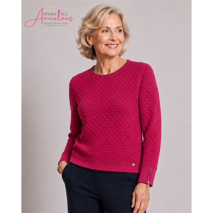 Micha trui relief 182145 Pink Micha trui relief 182145 Pink