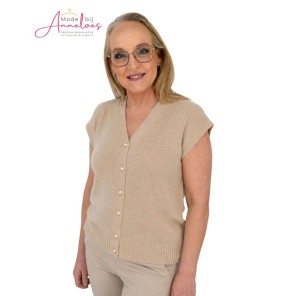 Soulmate Spencer Charme gilet 10292 - Sand