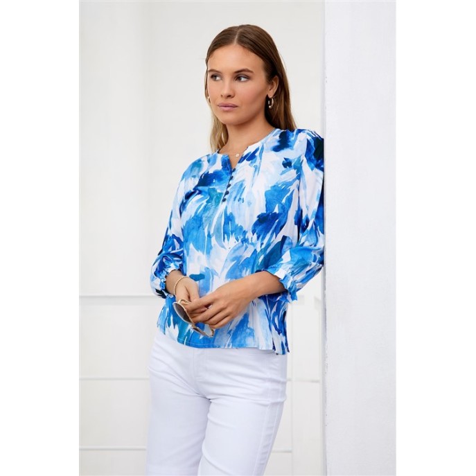 Micha Blouse Blue print