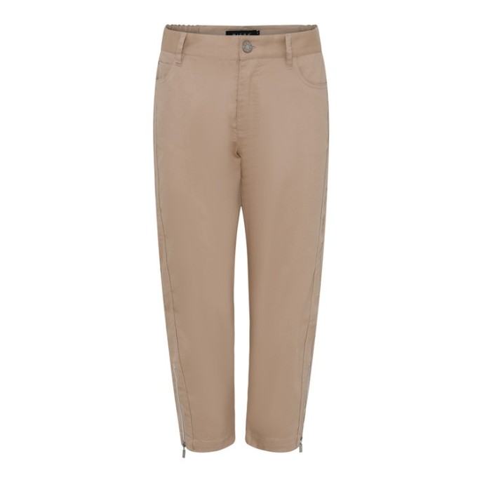 Z Micha capri broek ritsen Warm Sand