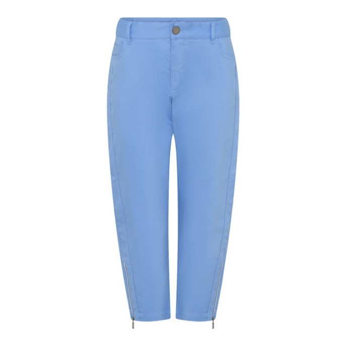 Z Micha capri broek ritsen Pearl Blue