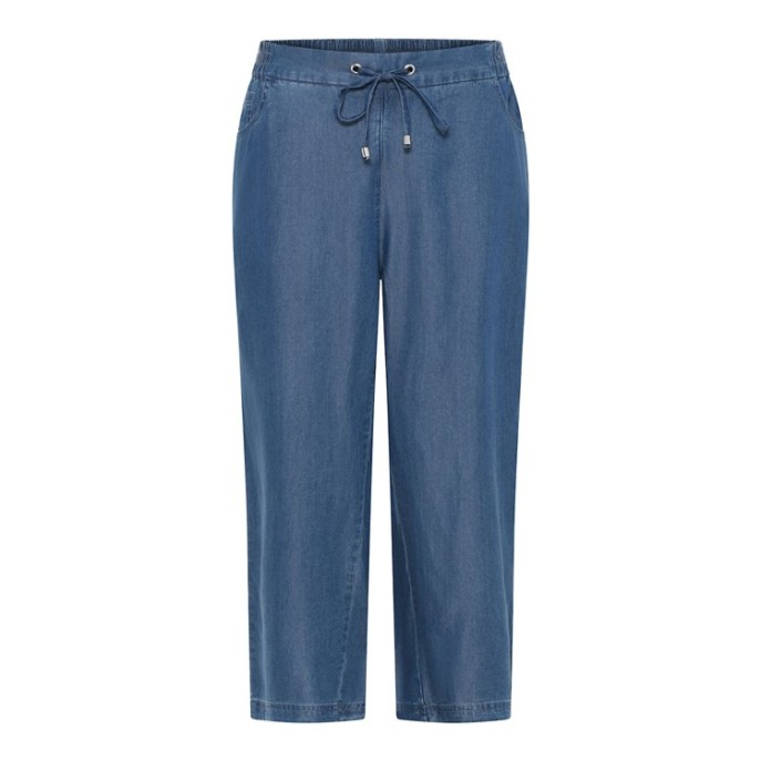Z Micha capri broek tencel Blue denim