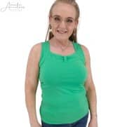 Z Micha Hemd mooie halslijn Summer green Z Micha Hemd mooie halslijn Summer green