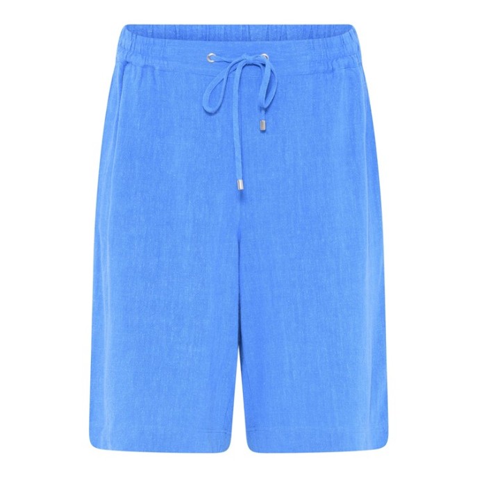 Z Micha Korte broek linnen look Dazzle blue