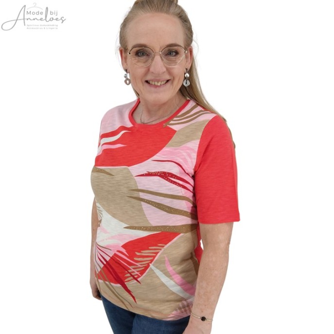 Z Micha T-shirt KM Red leaf