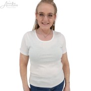 Micha basic T-shirt KM Bright White