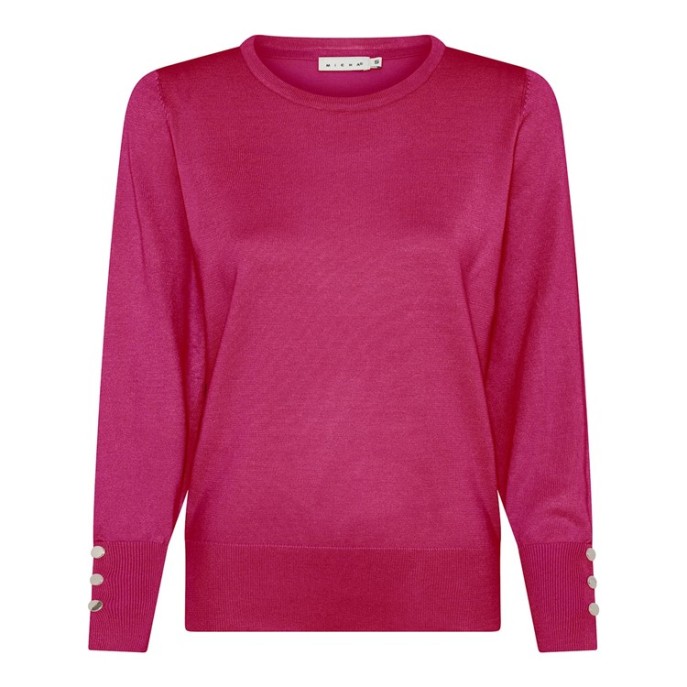 Z Micha basis Pullover uni - Virtu Pink