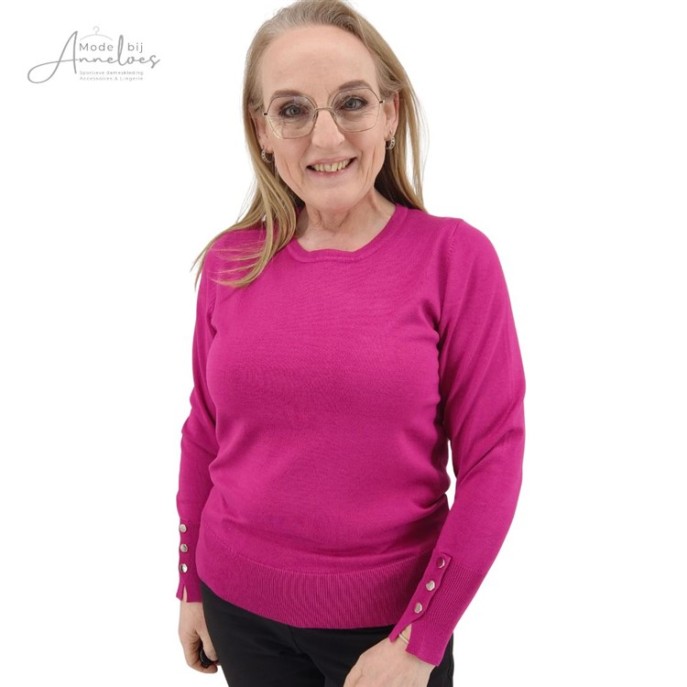 Z Micha basis Pullover uni - Virtu Pink