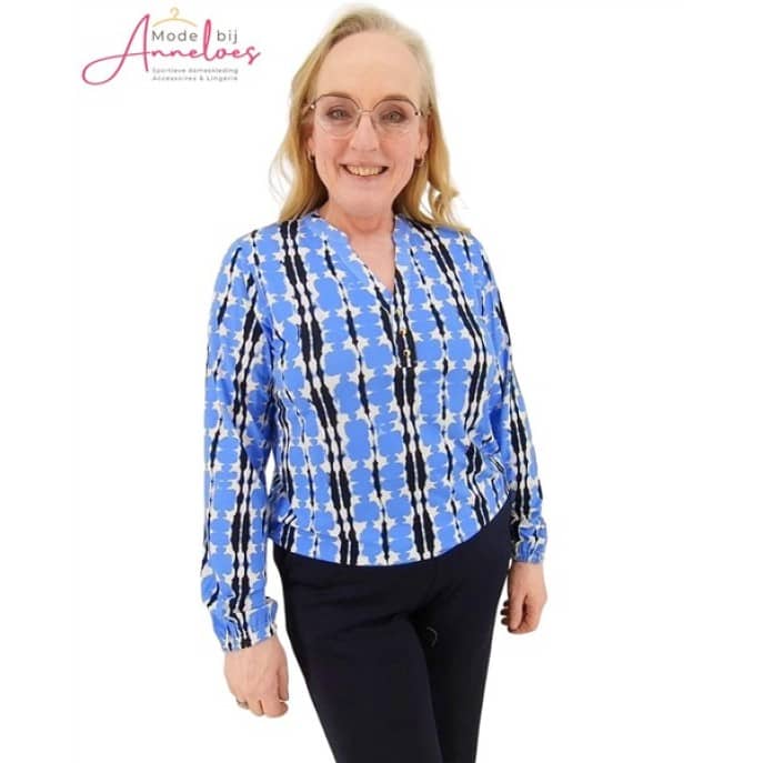 Z Micha Blouson shirt tie dye Blue Marine Ecru