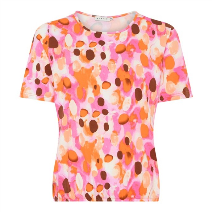 Micha T-shirt print 181.186 Roze