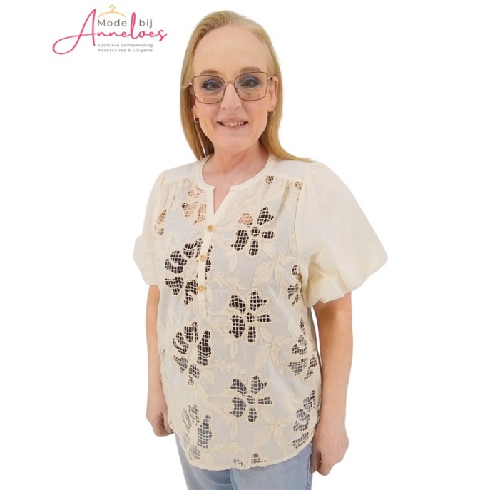 Z Soulmate blouse kant 14011 Evangelina ecru Z Soulmate blouse kant 14011 Evangelina ecru