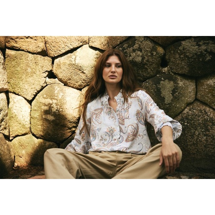 Z Soulmate Blouse print - Licht blauw